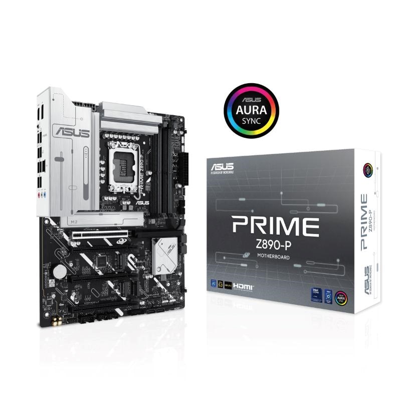 ASUS MB Sc LGA1851 PRIME Z890-P, Intel Z890, 4xDDR5, 1xDP, 1xHDMI, 1xUSB4, ATX