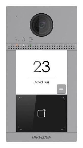Hikvision DS-KV8113-WME1(C), IP dveřní interkom 1-tlač., čtečka karet, 2MPx kamera, WiFi