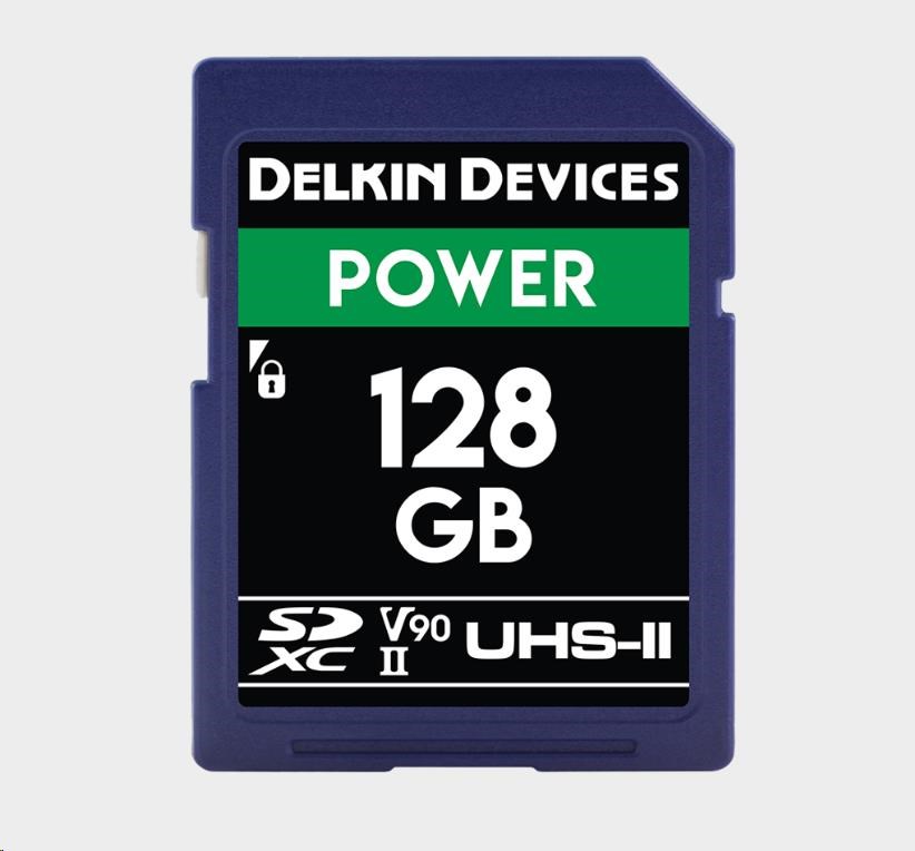 Delkin SD Power 2000X UHS-II U3 (V90) R300/W250 128GB