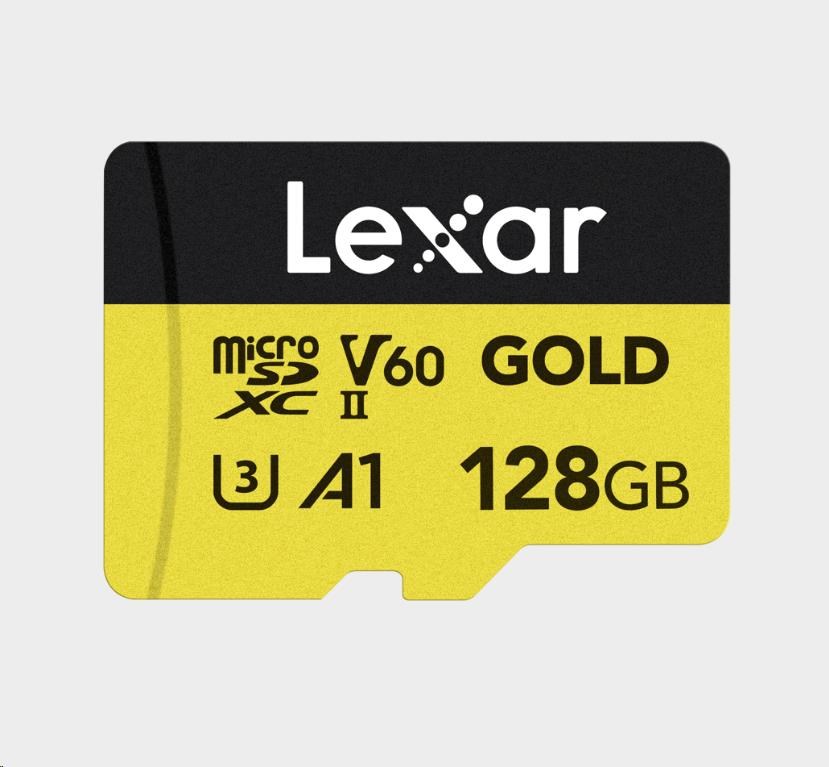 Lexar microSDXC GOLD UHS-II/C10/A1/U3 R280/W100 (V60) 128GB