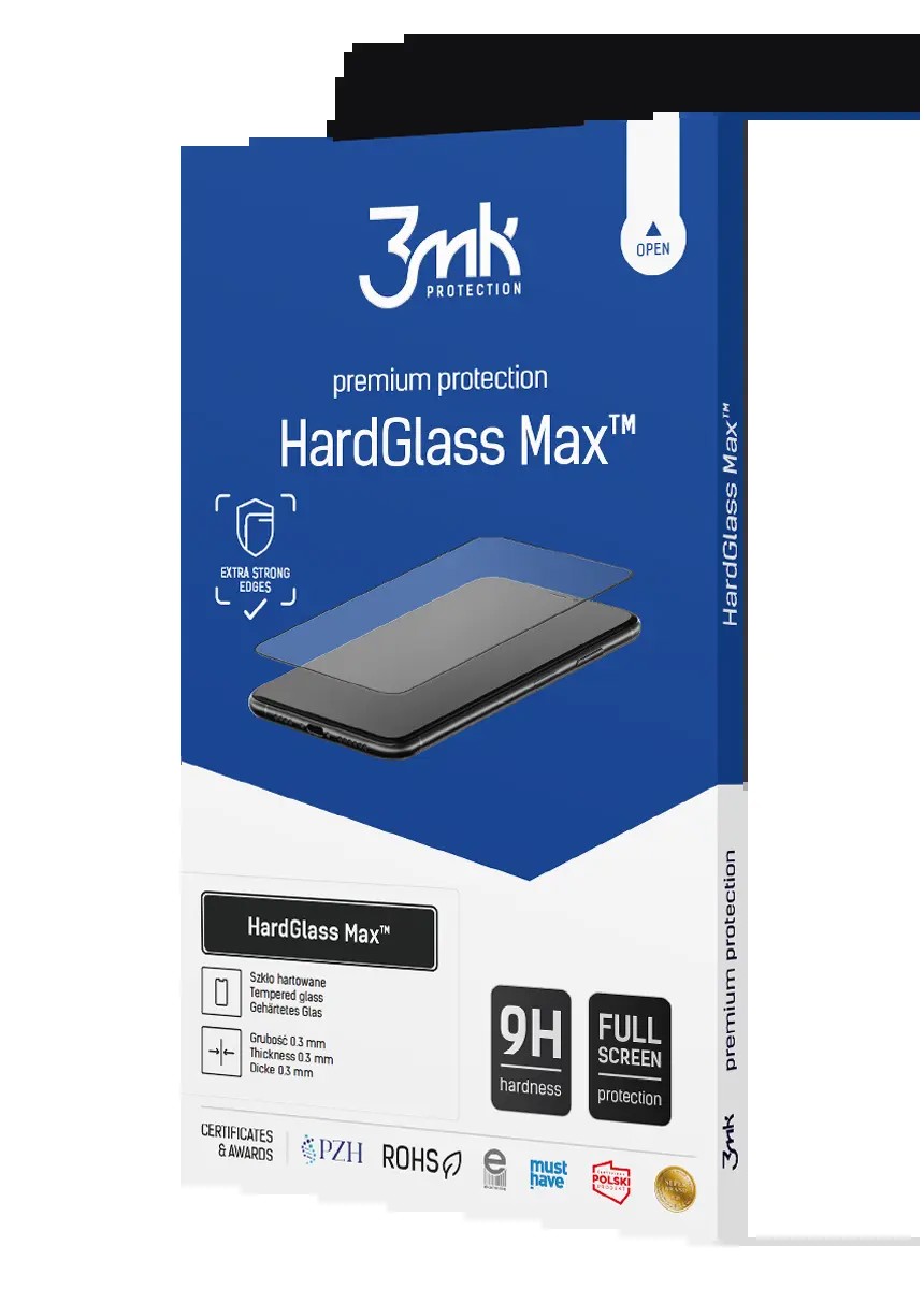 3mk tvrzené sklo HardGlass Max Black pro Samsung Galaxy S22+ 5G