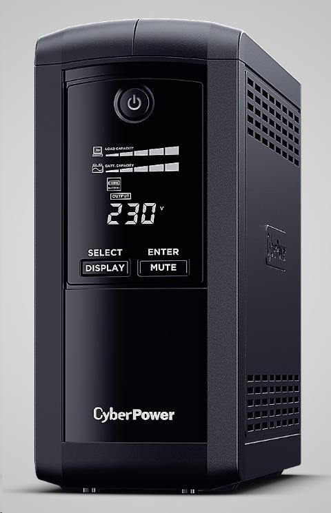CyberPower Value PRO SERIE GreenPower UPS 700VA/390W, SCHUKO zásuvky - Rozbaleno - BAZAR