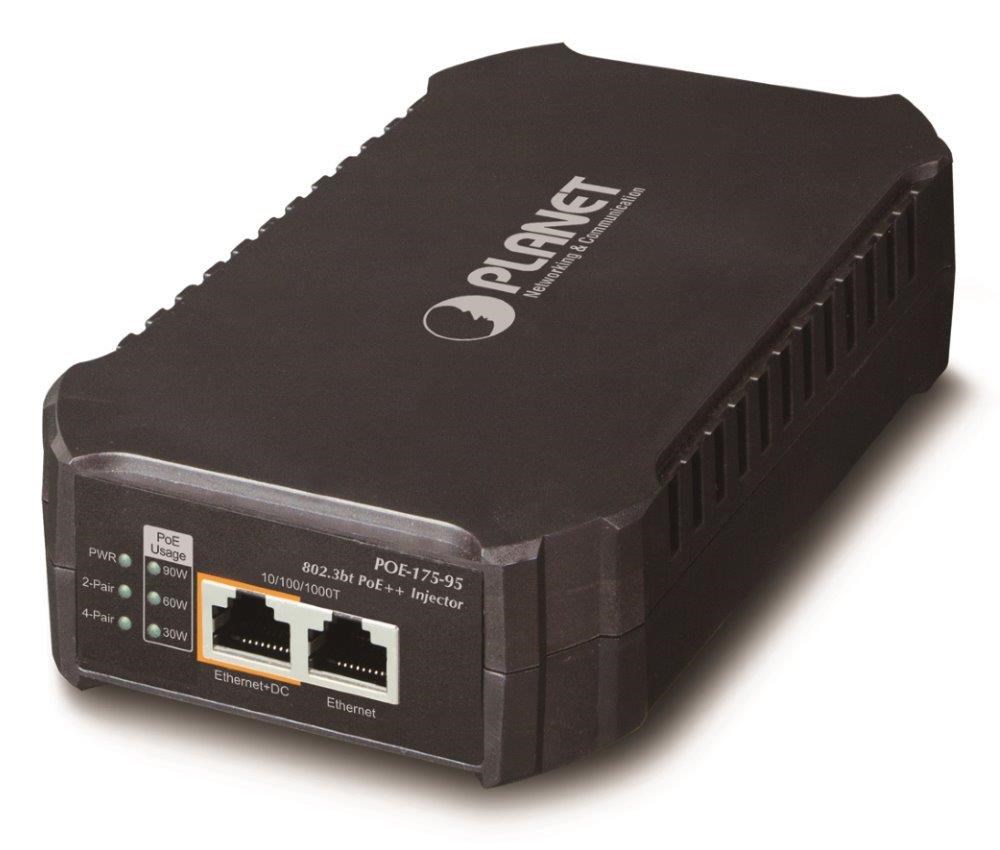 Planet POE-175-95 PoE injektor, 802.3af/at/bt, do 95W, PoH, 1000Base-T