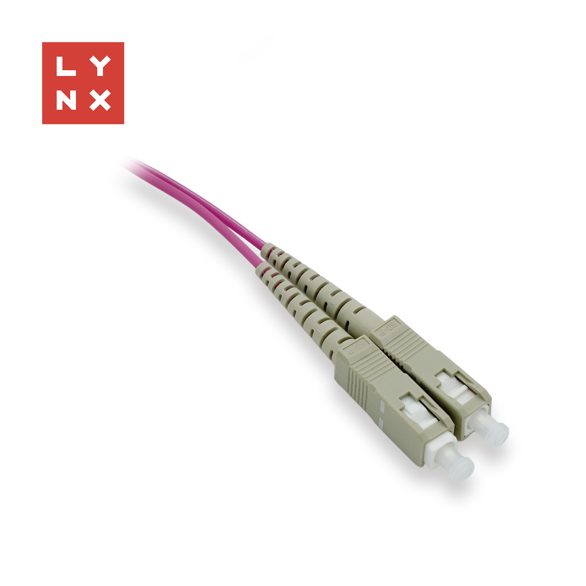 LYNX duplexní patch kabel MM, OM4, SC/SC, 50/125µm, 10m