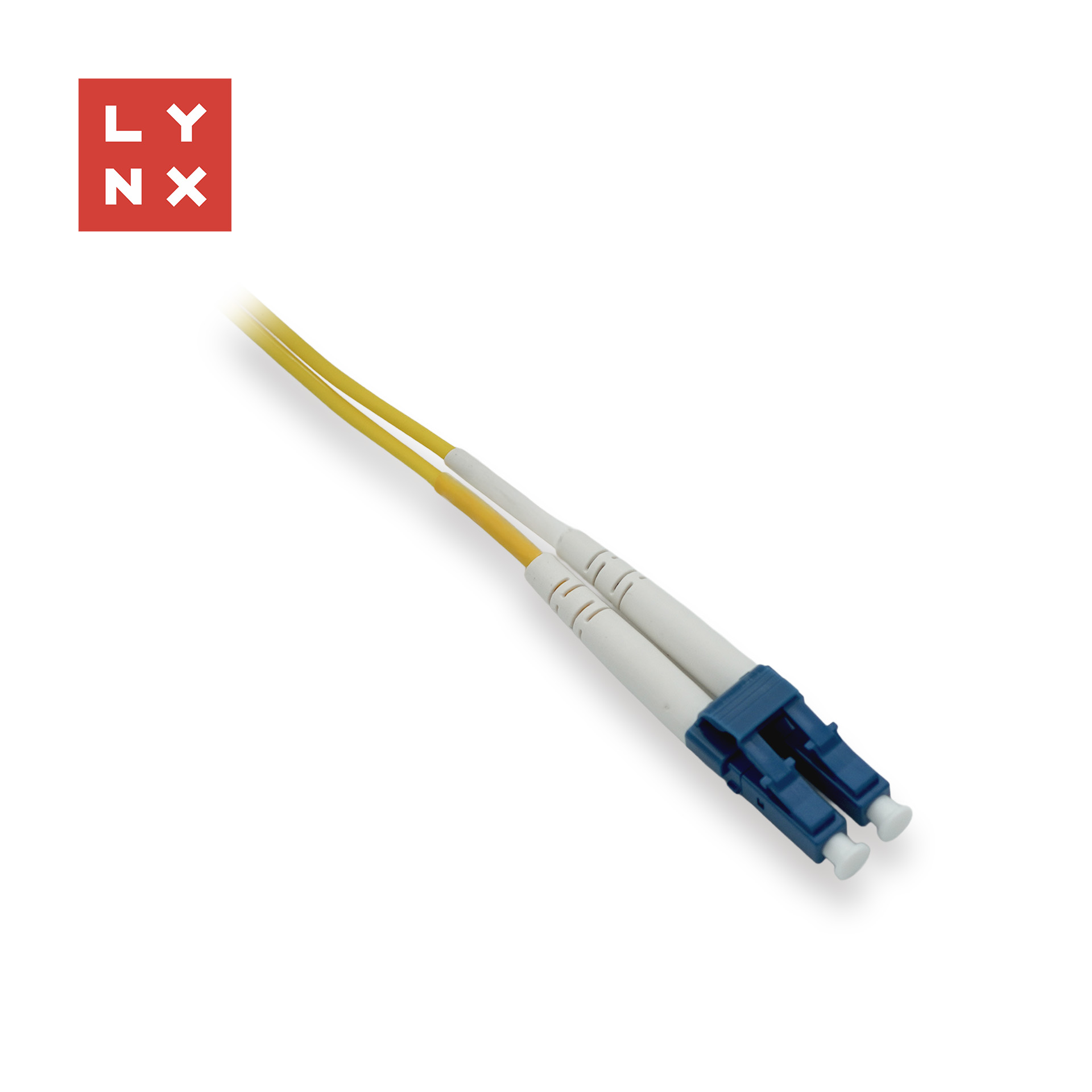 LYNX duplexní patch kabel SM, OS2, LC/LC, 9/125µm, 1m