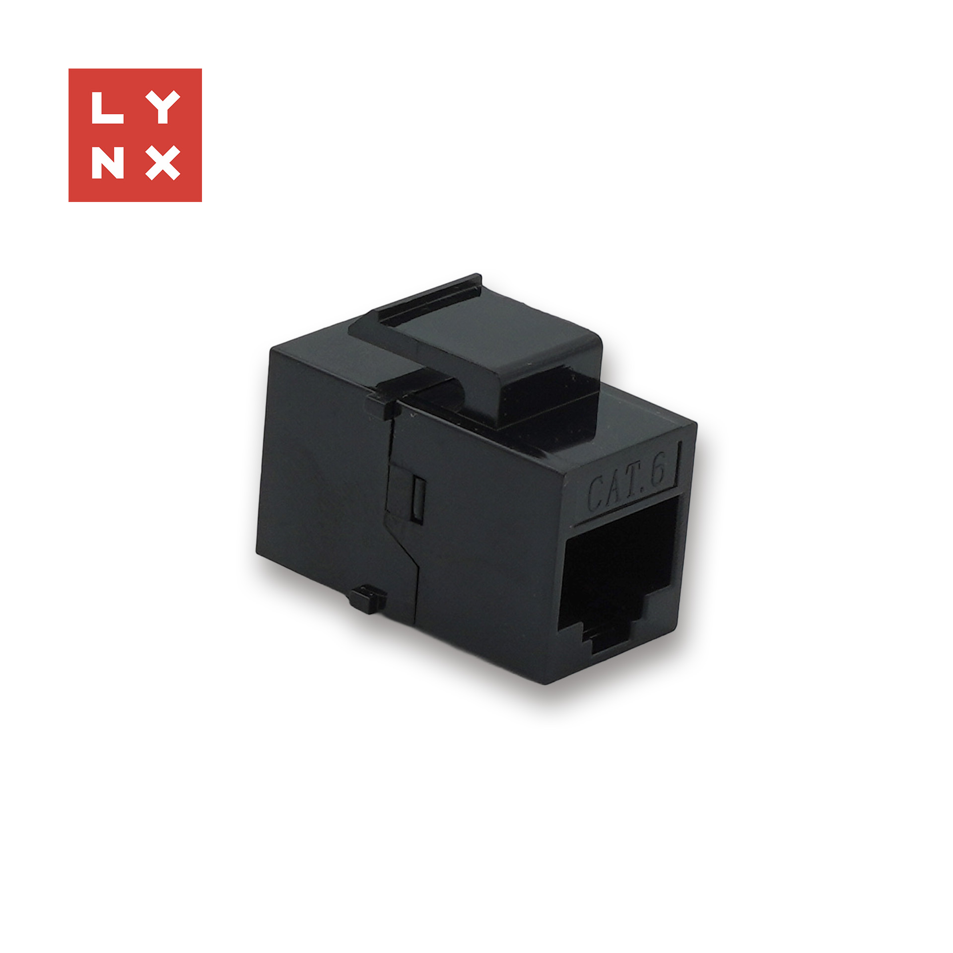 LYNX keystone spojka UTP Cat6, 8P8C, černá