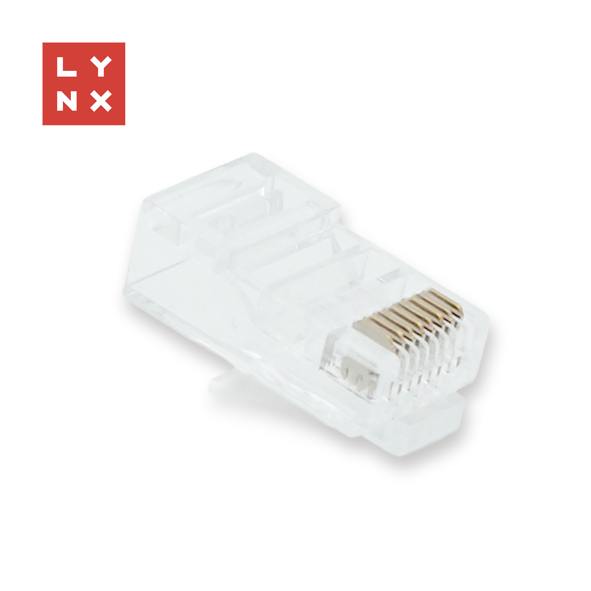 LYNX konektor UTP Cat5e, 50µ, 100ks