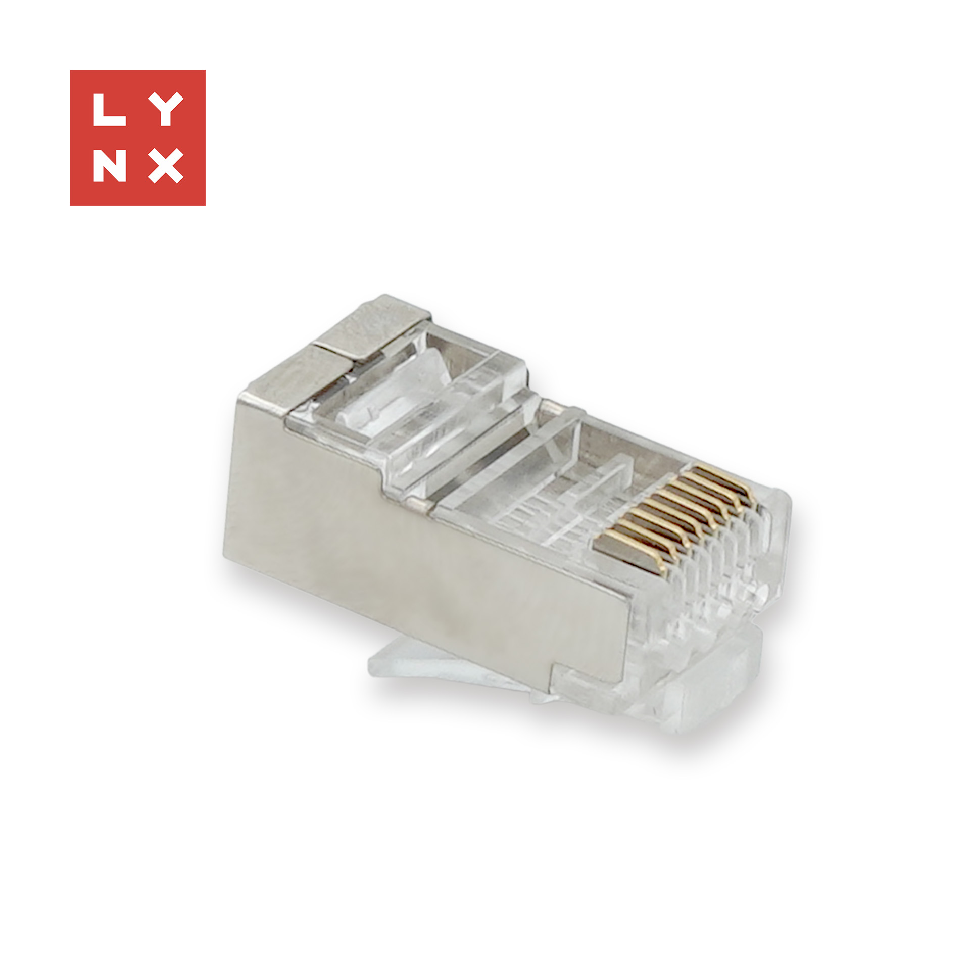 LYNX konektor STP Cat6a, 50µ, 100ks