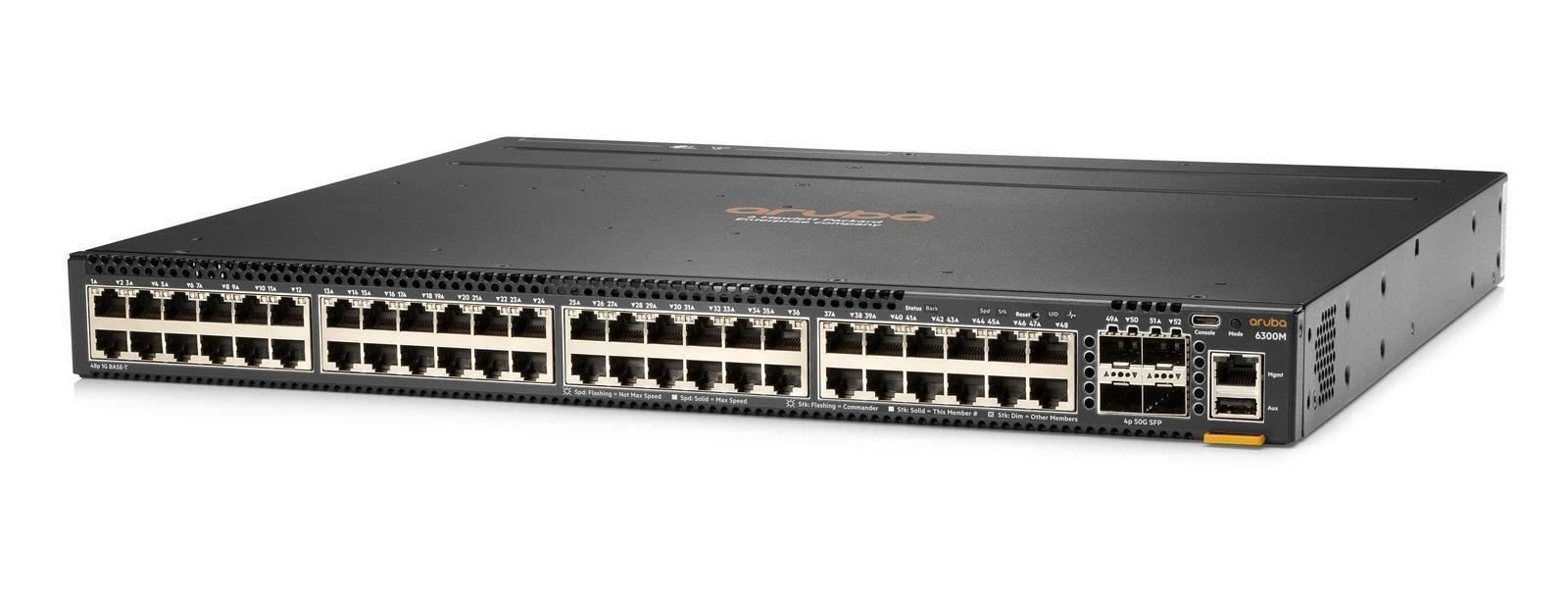 HPE Aruba Networking CX6100 48G Class4 PoE 4SFP+ 370W Switch JL675A