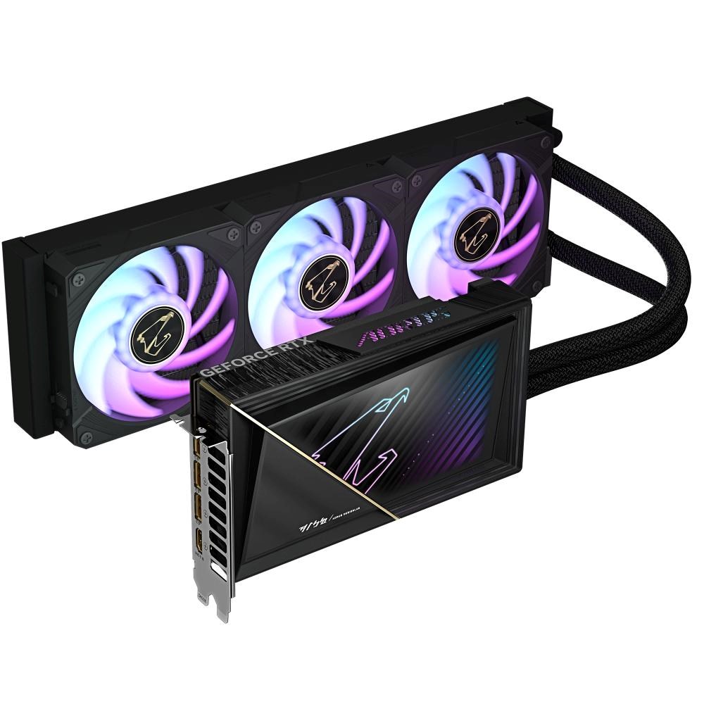 GIGABYTE VGA NVIDIA GeForce RTX 5080 XTREME WATERFORCE 16G, 16G GDDR7, 3xDP, 1xHDMI