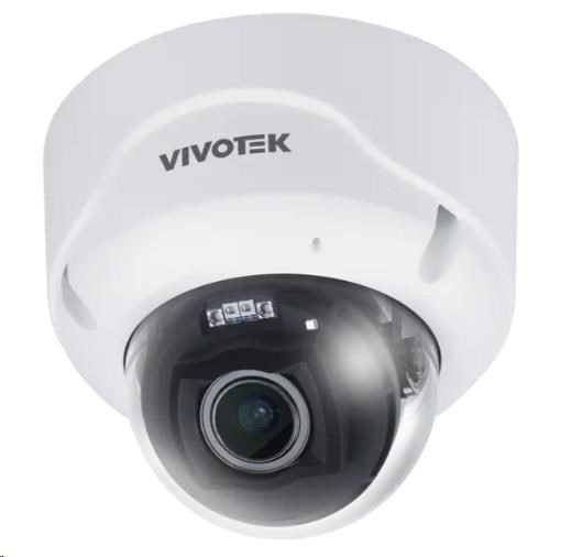 Vivotek FD9399-EHTV, IP kamera 8MPx dome, 4,3-9,8mm (110,4-45,1°), Smart IR 40 m, člověk/vozidlo, AI VCA analýzy