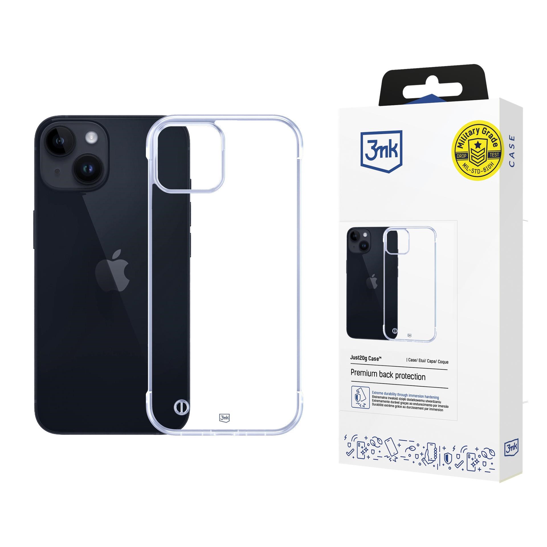 3mk ochranný kryt Just20g Clear Case pro Apple iPhone 13