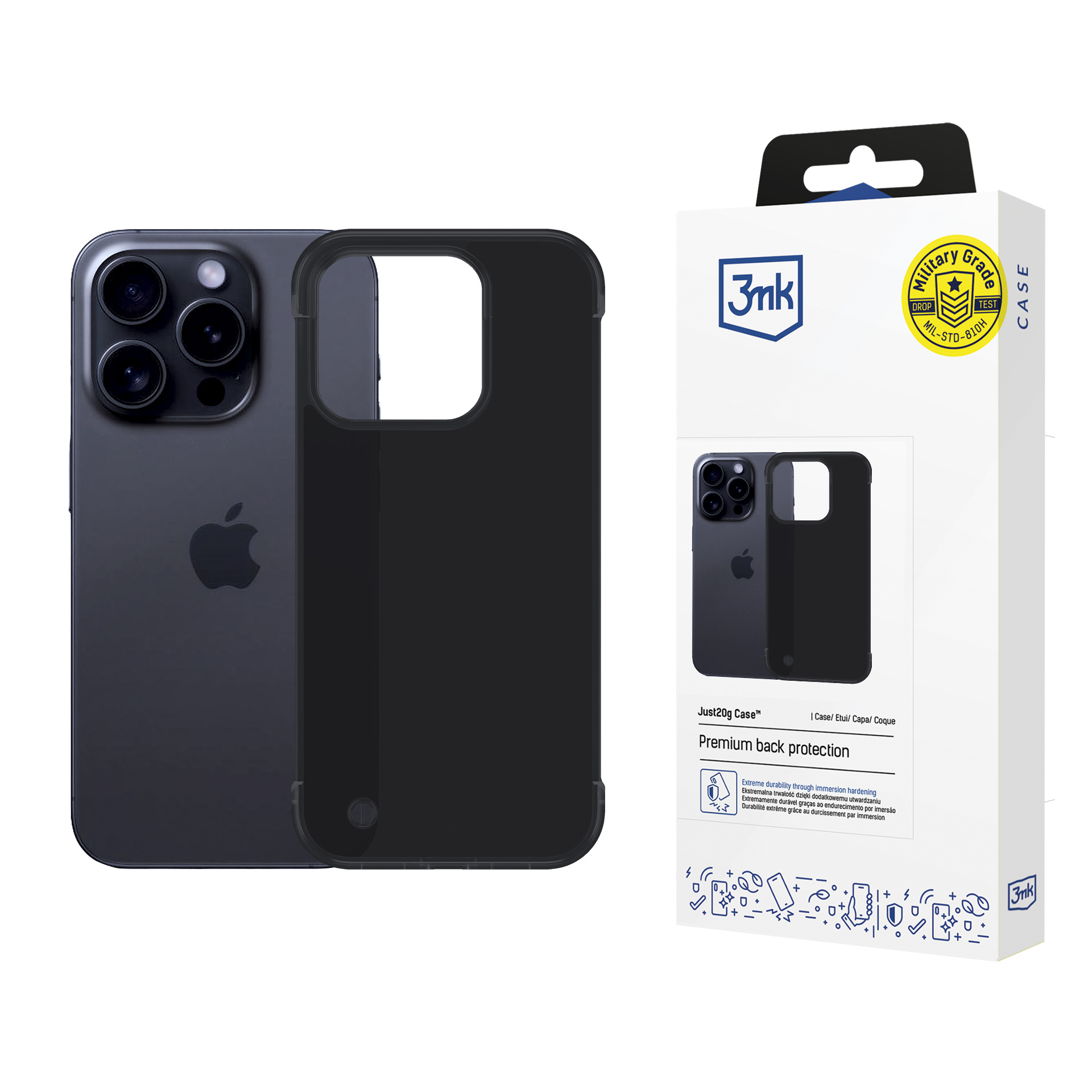 3mk ochranný kryt Just20g Matt Case pro Apple iPhone 15 Plus