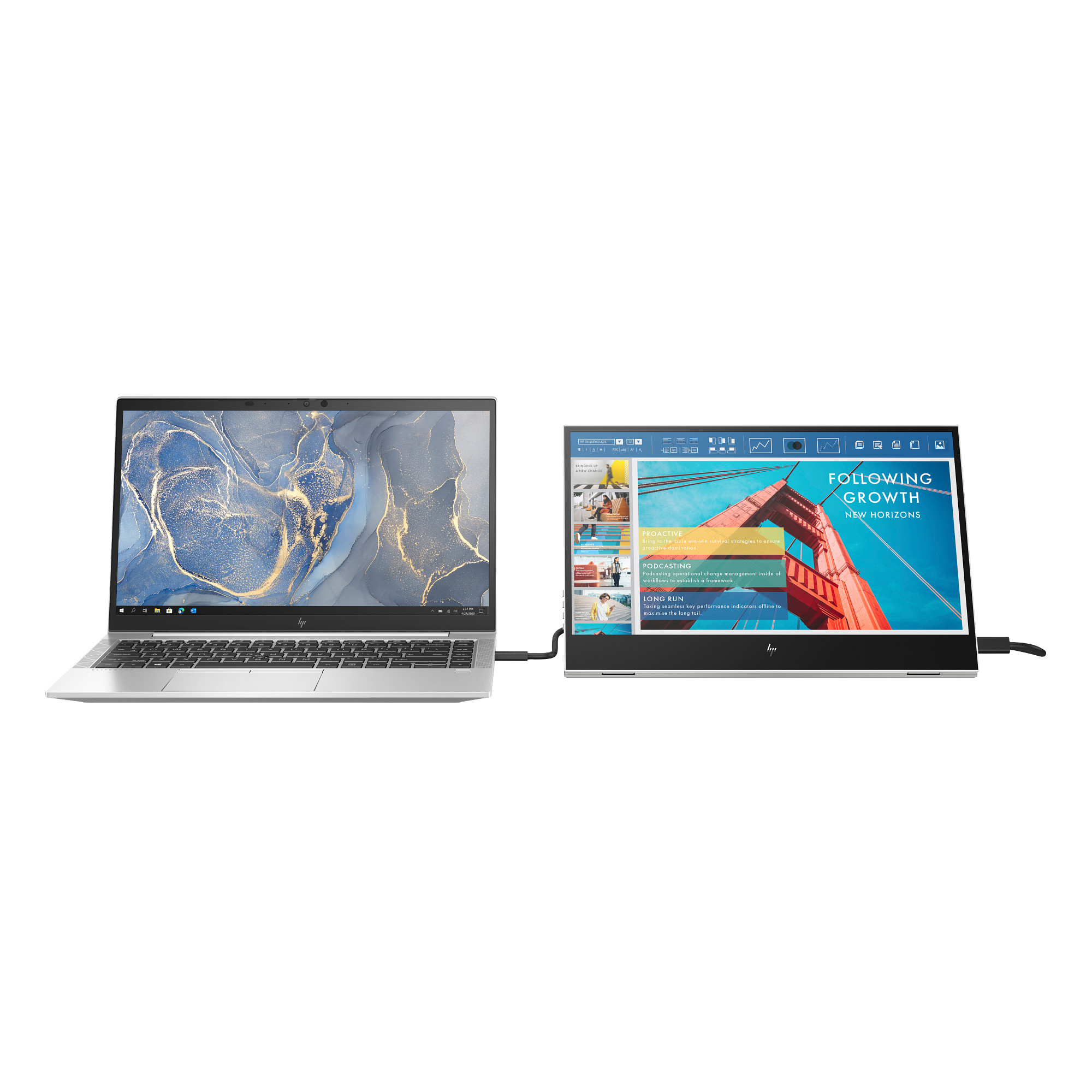 BAZAR - HP LCD EliteDisplay E14 G4 přenosný 2x USB-C monitor 14" (IPS,1920 x 1080, 16:9, 400NITS, 800:1, 5ms, 2x USB-C)