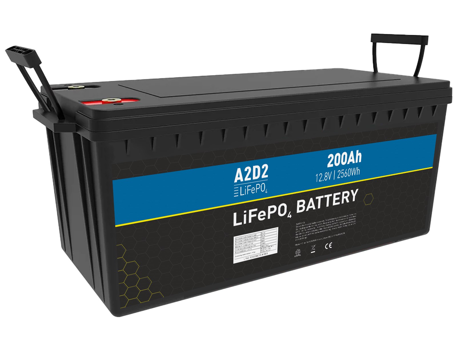 AVACOM A2D2 baterie LiFePO4 12,8V 200Ah M8