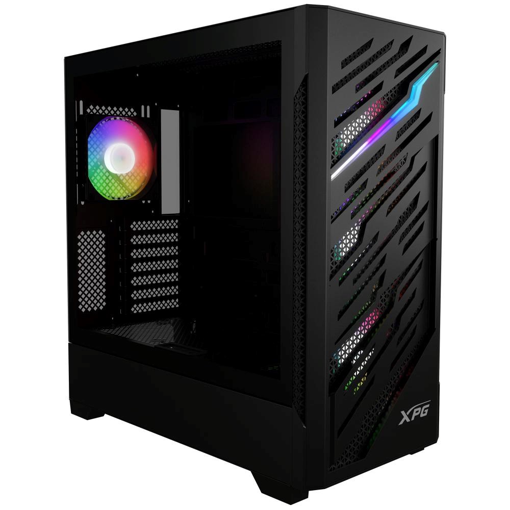 ADATA XPG case STARKER AIR BTF Mid-Tower, bez zdroje, 4x 120mm ARGB, Černá