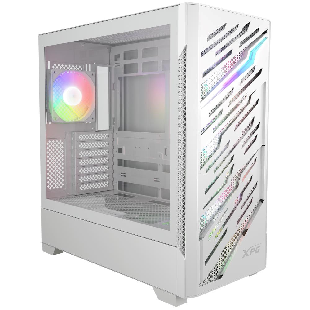 ADATA XPG case STARKER AIR BTF Mid-Tower, bez zdroje, 4x 120mm ARGB, Bílá