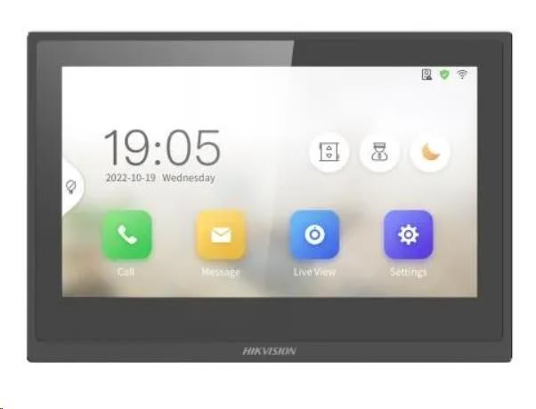 Hikvision DS-KH6351-WTE1, 7" IP bytový dotykový monitor; PoE; Wi-Fi