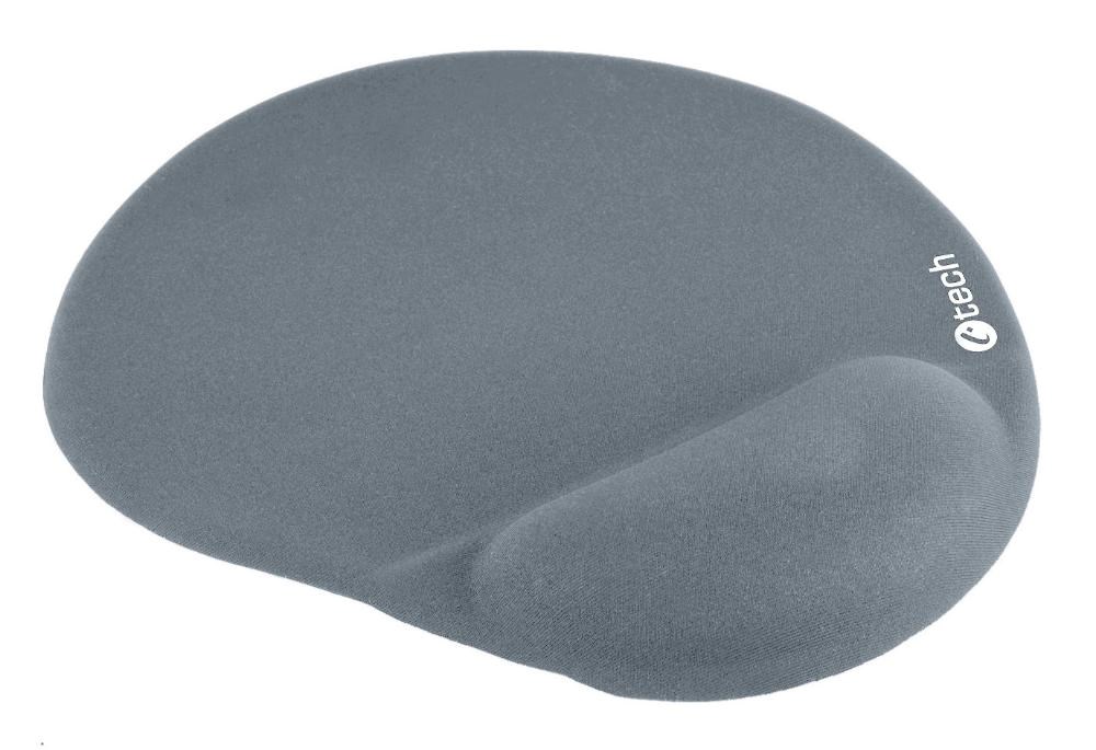 C-TECH Podložka pod myš gelová MPG-03, šedá, 240x220mm