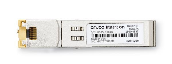 HPE Networking Instant On 1G SFP RJ45 100m Cat5e Transceiver 1830 1930 1960