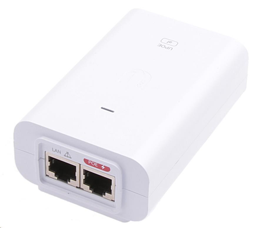 UBNT U-POE - Gigabitový PoE injektor 48V/0.32A (15,4W) - bílý