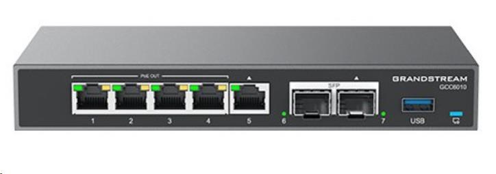 Grandstream GCC6010 all-in-one řešení (VPN router, NGFW, PoE switch a IP PBX)