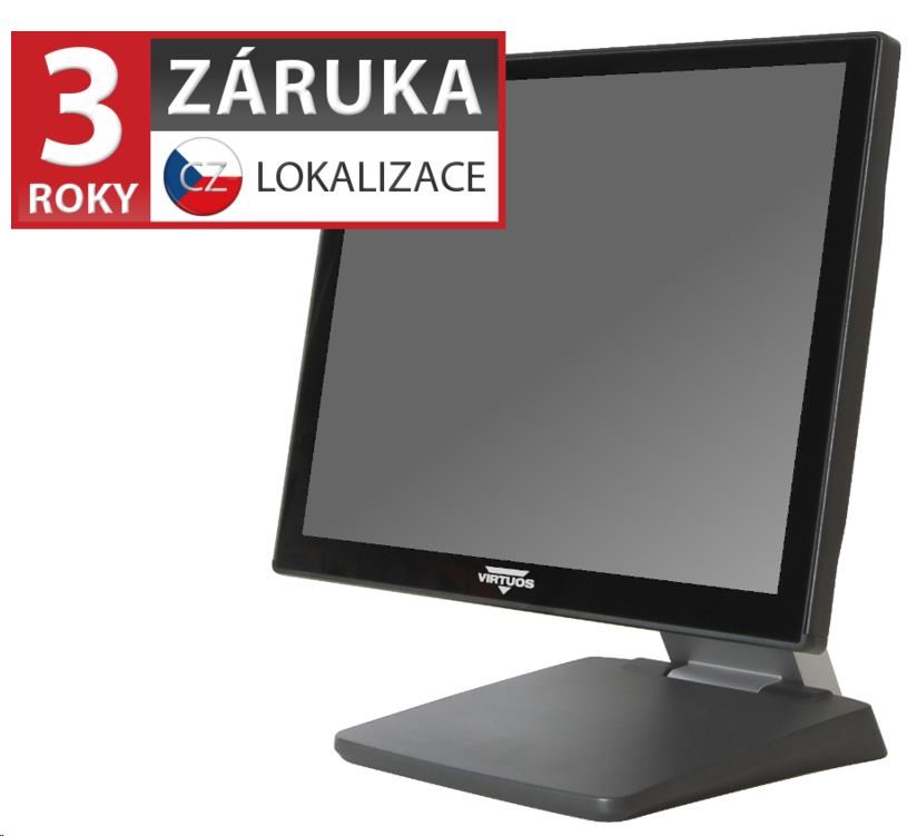 Virtuos 15'' LCD AerXmonitor XM-3015, dotykový, kapacitní, USB