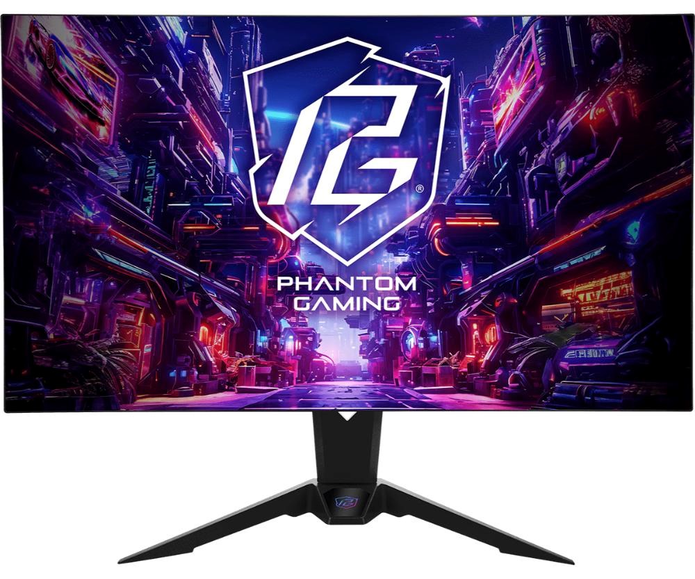 ASROCK LCD - 32" Gaming monitor PGO32UFS, OLED, 3840 x 2160 UHD, 240Hz, 1.5M:1, 275cd/m2, 0.03ms, 2xHDMI, 2xDP