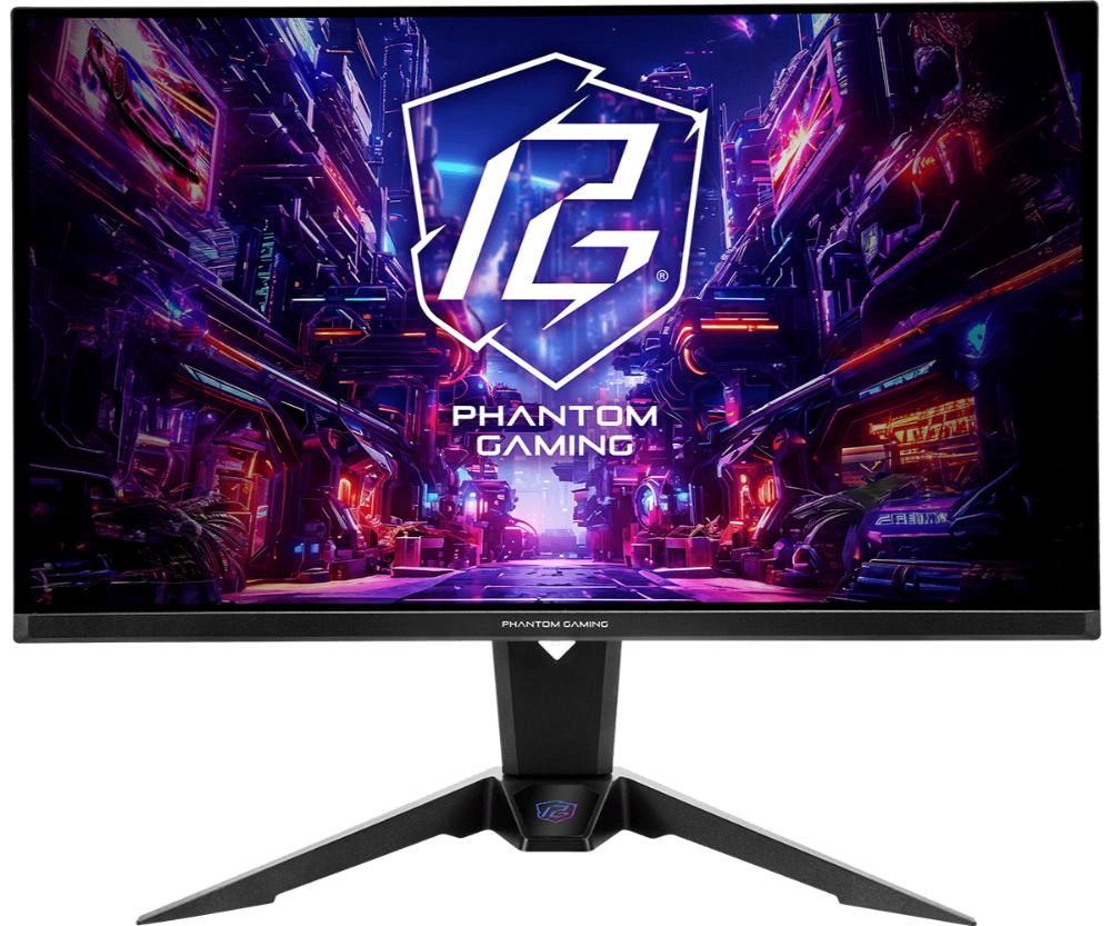 ASROCK LCD - 27" Gaming monitor PGO27QFV, OLED, 2560 x 1440 QHD, 360Hz, 1.5M:1, 250cd/m2, 0.03ms, 2xHDMI, 1xDP