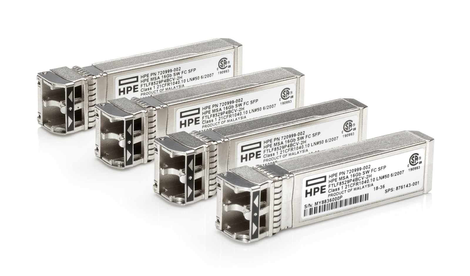 HPE MSA 32Gb SFP+ Short Wave Fibre Channel 4-pack Transceiver