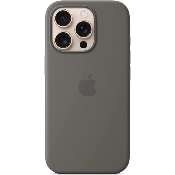 APPLE iPhone 16 Pro Silicone Case with MagSafe - Stone Grey