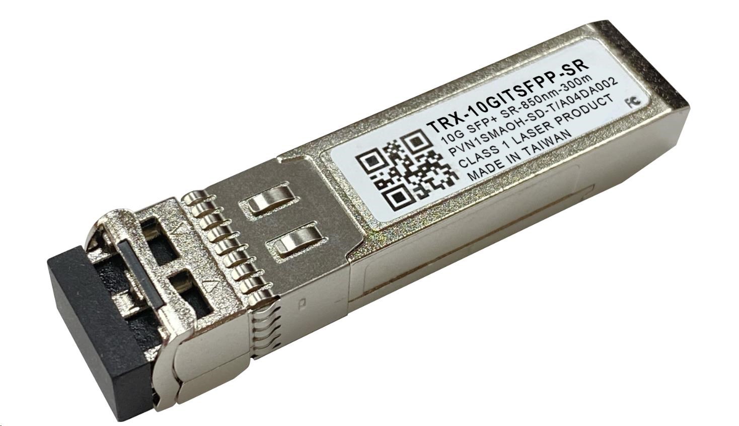 QNAP TRX-10GITSFPP-SR průmyslový optický SFP+ modul MM (850nm) 10 Gb/s, LC, 300m, -40 až 85°C