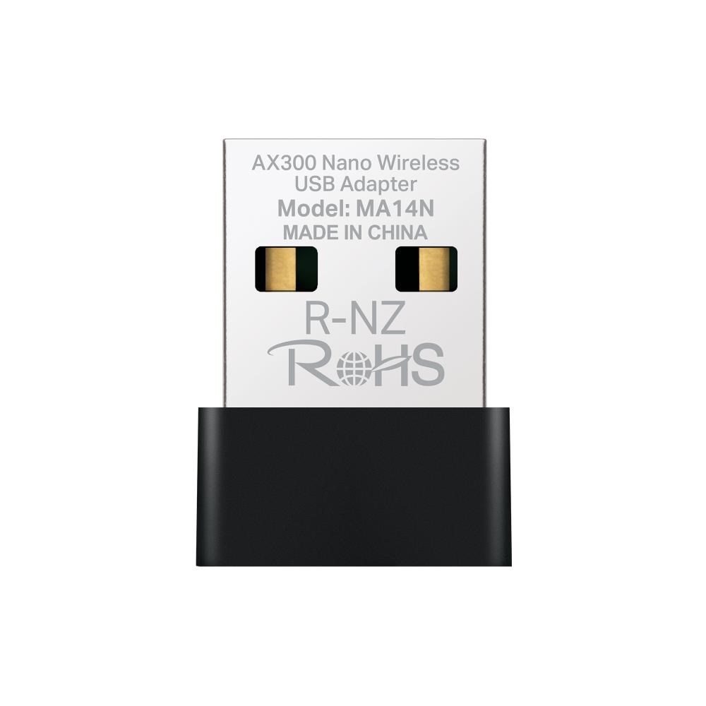MERCUSYS MA14N WiFi6 USB nano adapter (AX300,2,4GHz,USB2.0)