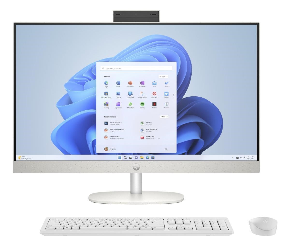 HP AiO 27-cr2009nc, 27" FHD, Touch, Ultra7 255U, RAM 32GB DDR5, SSD 1TB, Win 11 Home, GamePass 3měsíce zdarma