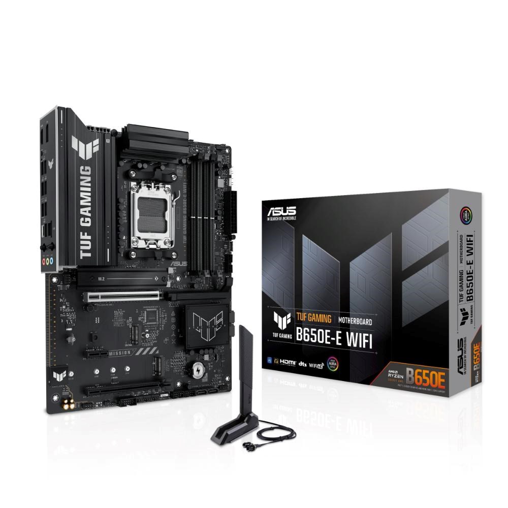 ASUS MB Sc AM5 TUF GAMING B650E-E WIFI, AMD B650, 4xDDR5, 1xDP, 1xHDMI, WiFi
