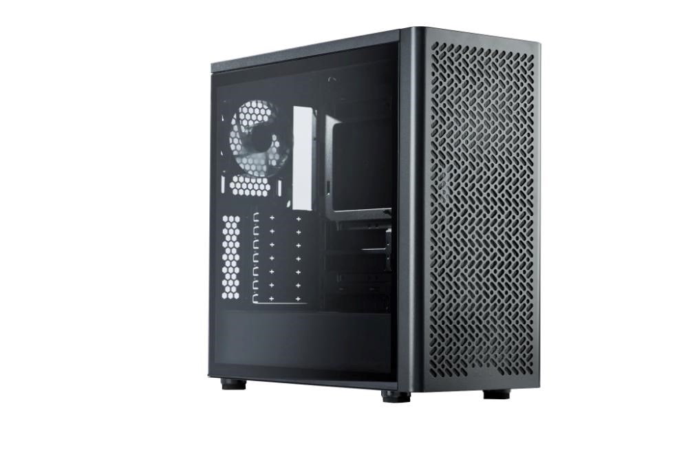 Cooler Master case Elite 502 Lite, Průhledná bočnice, ATX, 1x 120mm Fan, černá