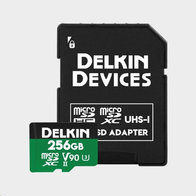 Delkin microSD Power 2000x UHS-II (V90) R300/W250 256GB