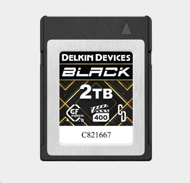 Delkin CFexpress 4.0 BLACK | Type B | R3700/W3220 (VPG400) 2TB
