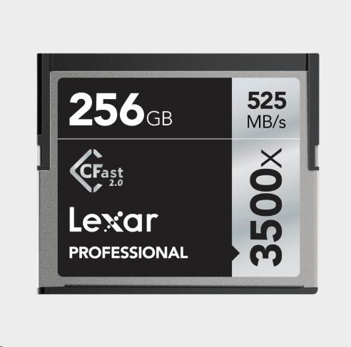 Lexar Pro 3500X Cfast (VPG-130) R525/W445 256GB