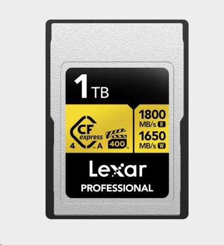 Lexar CFexpress 4.0 Pro Gold, VPG400, R1800/W1650 (Type A) 1TB