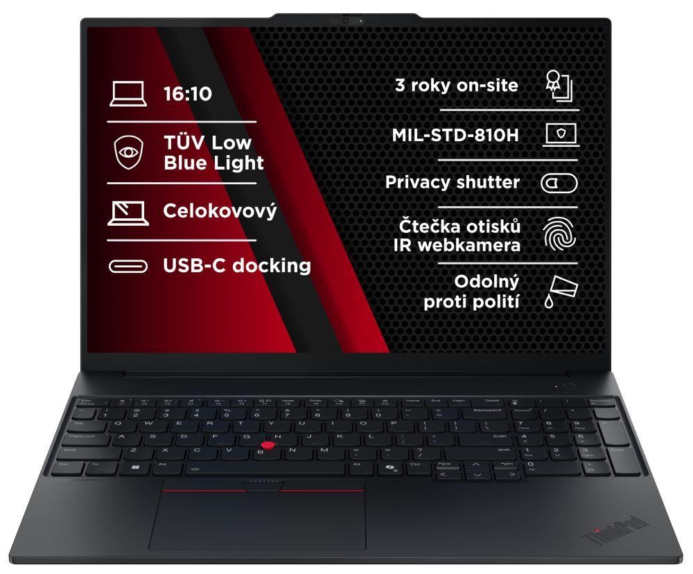 LENOVO NTB ThinkPad E16 AMD G3 - Ryzen7 250,16" WUXGA,16GB,512SSD,FHD+IRcam,W11P