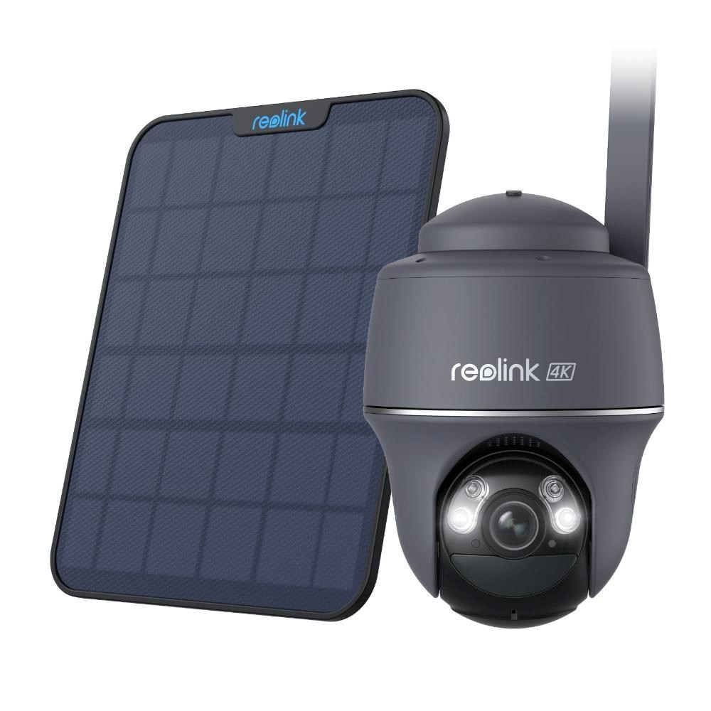 REOLINK bezpečnostní kamera Go Series G440, Go Ultra, 8MP 4G LTE, Solární panel 2, šedá