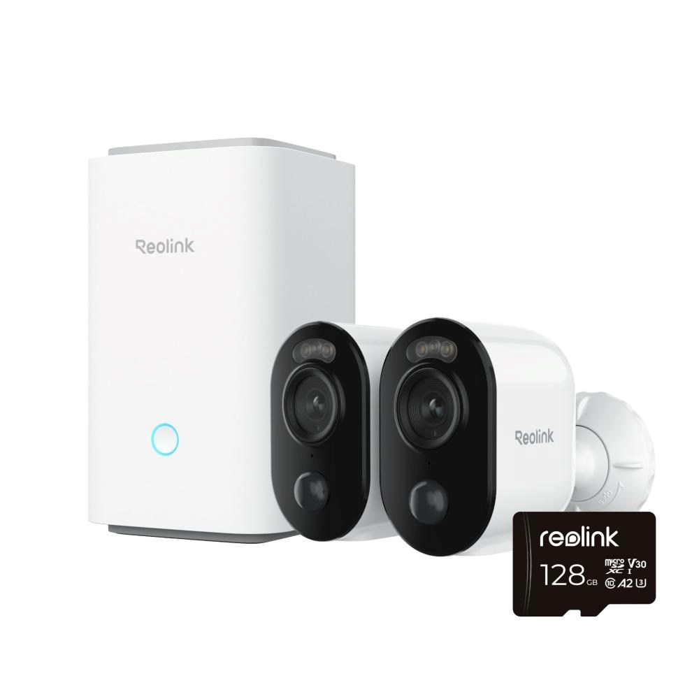 REOLINK Home Hub, 2x Argus Series B310 + 128GB microSD karta