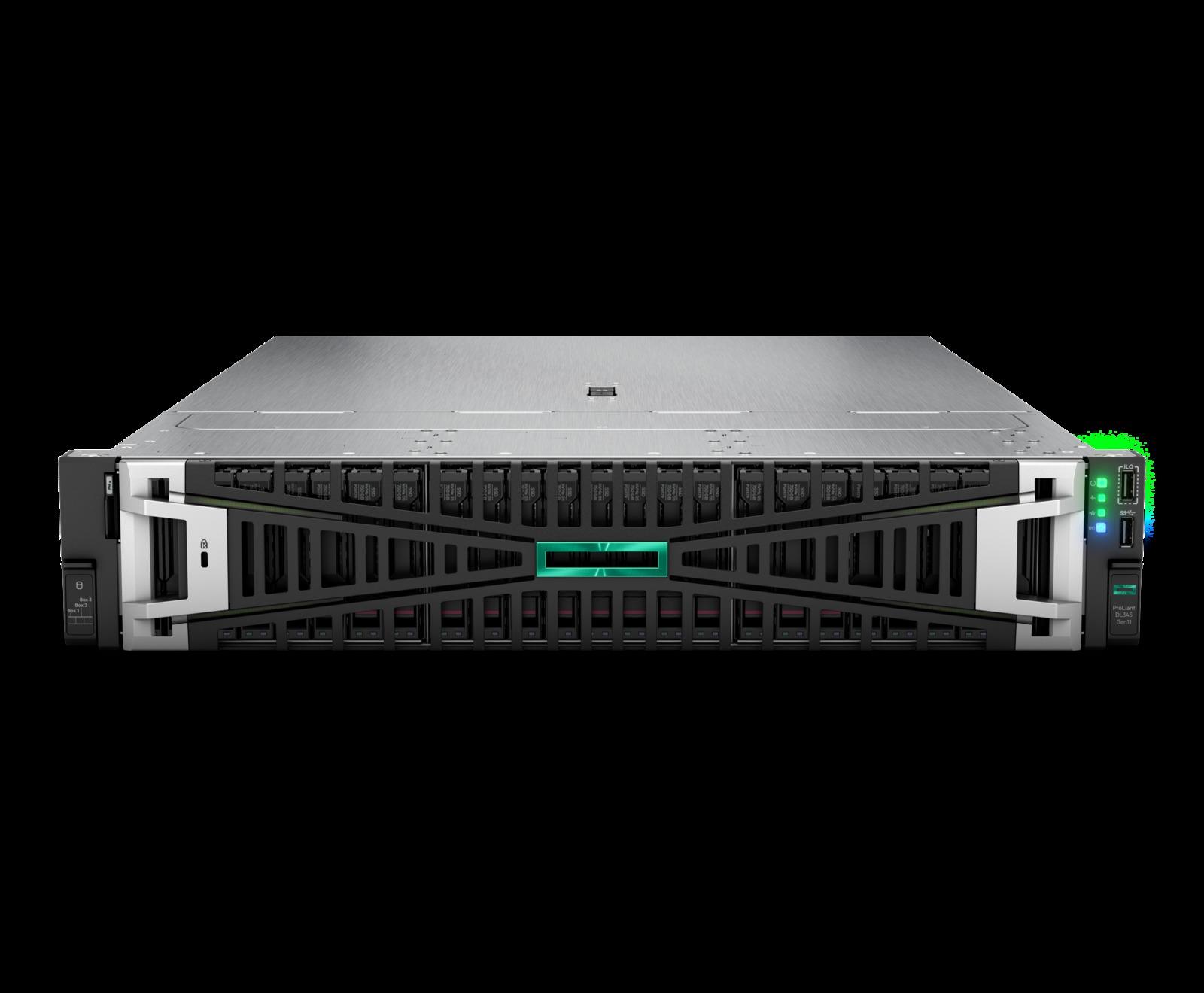 HPE PL DL345g11 AMD Epyc 9115 (2.6G/16C) 2x32G (P64985) 2x960G 2x1000W MR416i-p 8LFF 4p1G Arm Smart Choice
