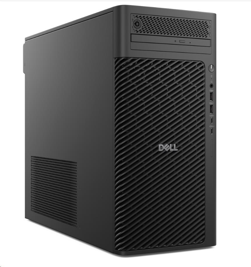 DELL PC Pro Max Tower T2 FCT2250/500W/TPM/U7-265/32GB/1TSSD/Nvidia A1000/vPro/Kb/Mouse/W11 Pro/3Y PS NBD