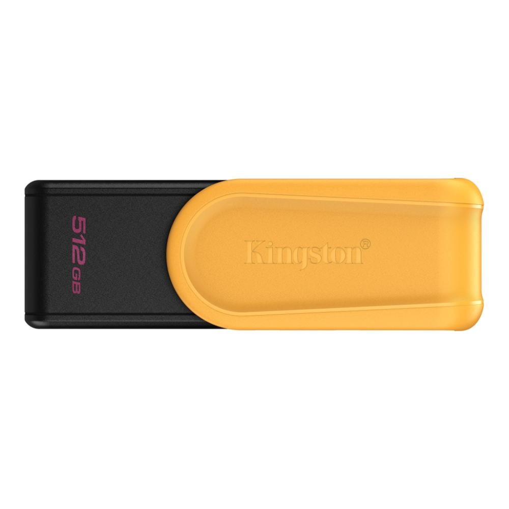 Kingston Flash Disk 512GB USB3.2 Gen 1 DataTraveler Exodia S (Black + Yellow)