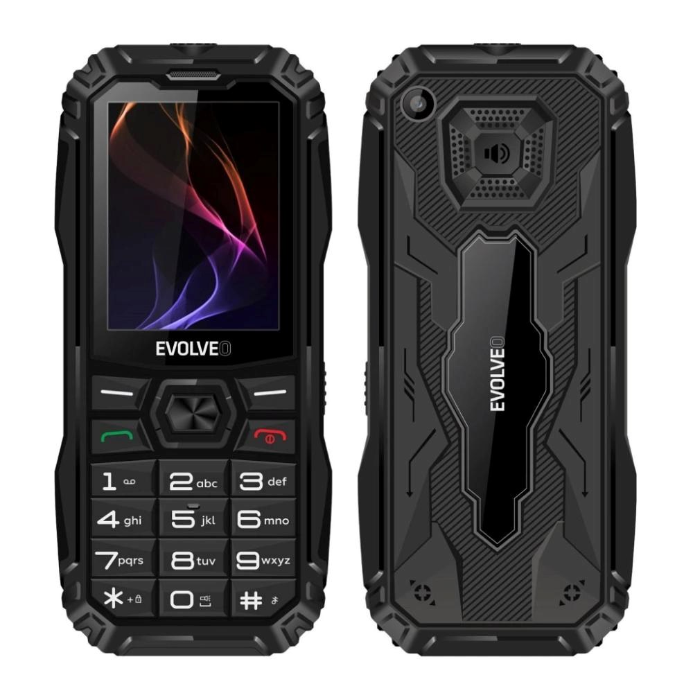 EVOLVEO MaxPhone A1, tlačítkový Dual SIM telefon, černý