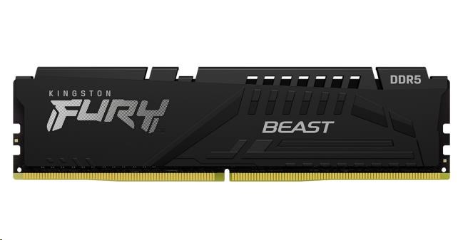 KINGSTON DIMM DDR5 32GB 5600MT/s CL40 FURY Beast Černá