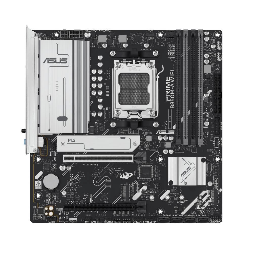 ASUS MB Sc AM5 PRIME B850M-A WIFI, AMD B850, 4xDDR5, 2xDP, 1xHDMI, WiFi, mATX