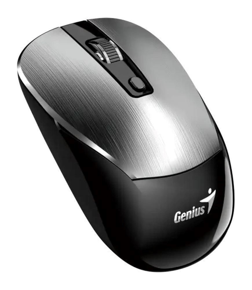 GENIUS myš NX-7125 Silver/ 1200 dpi/ bezdrátová/ Copilot/ stříbrná